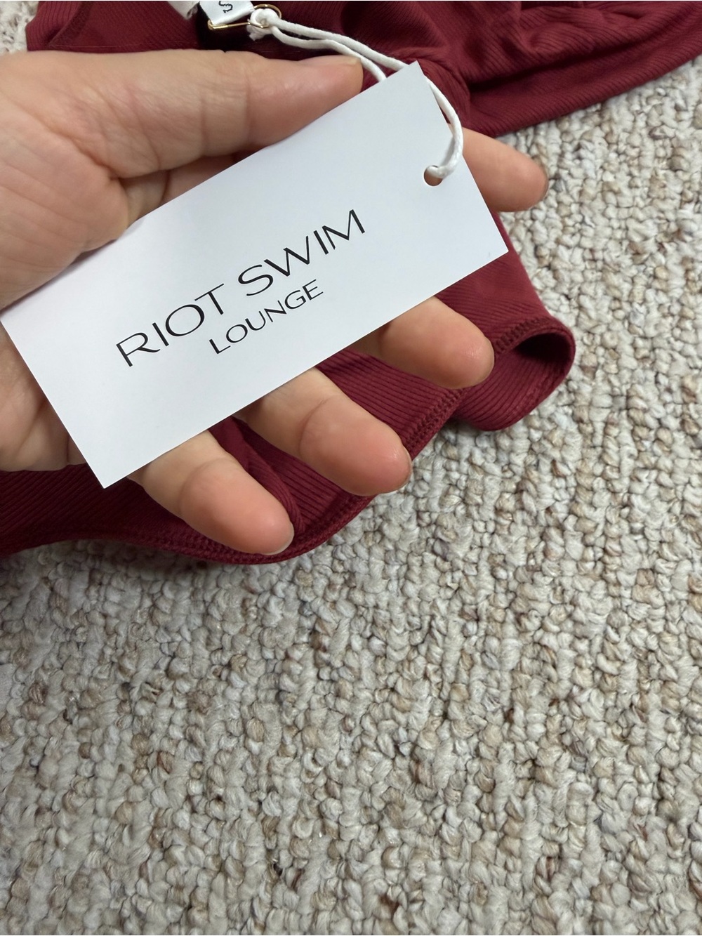 Riot Swim Roxi Cromson Strapless-Look Scoop Bodycon Dress new with tag - Picture 2 of 4